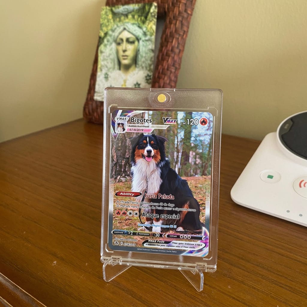 Customer photo review of Carta Personalizada de tu Mascota