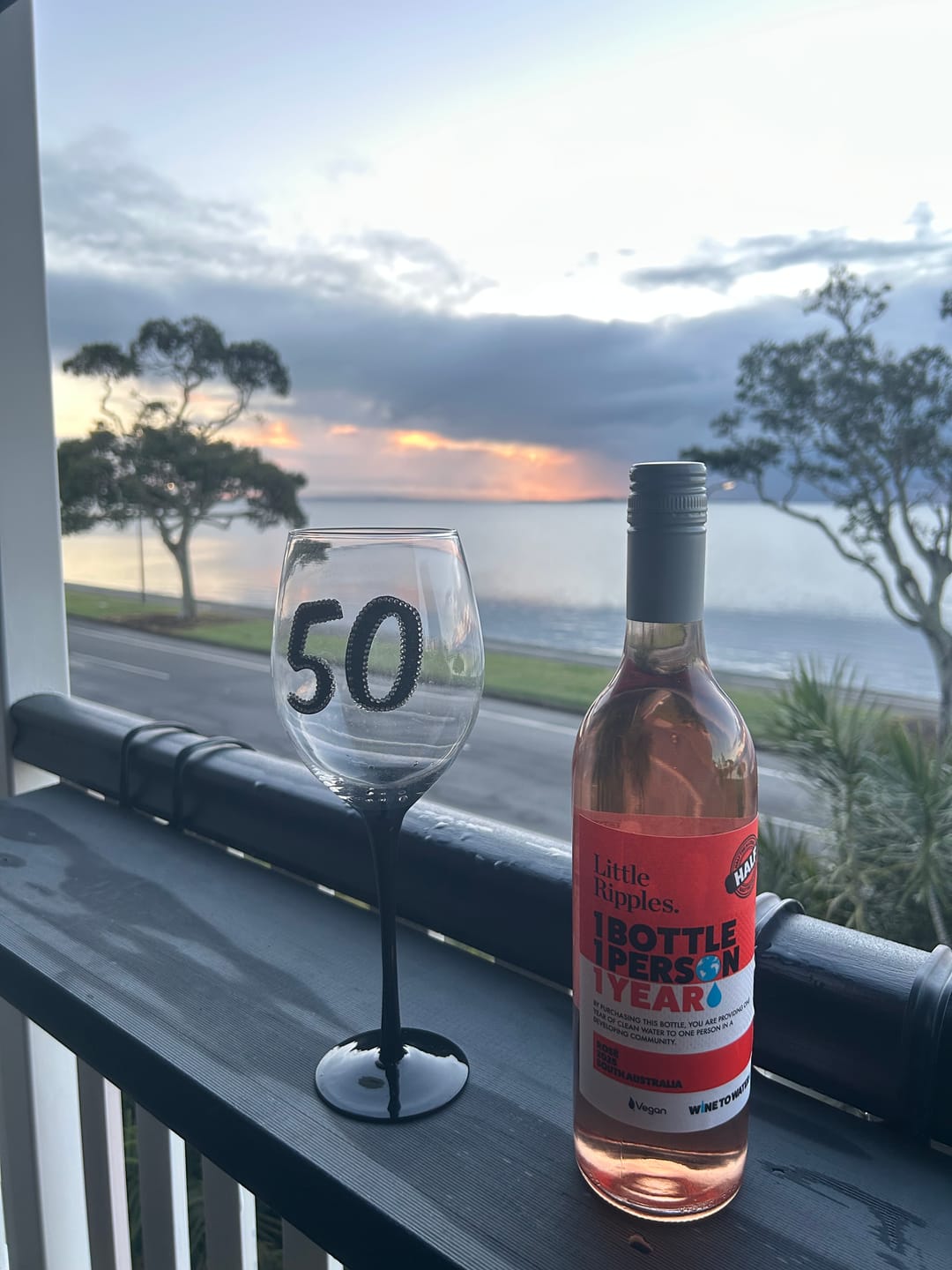 Customer photo review of Zero Sugar Rosé – Vegan Australian Wine | Single Bottle