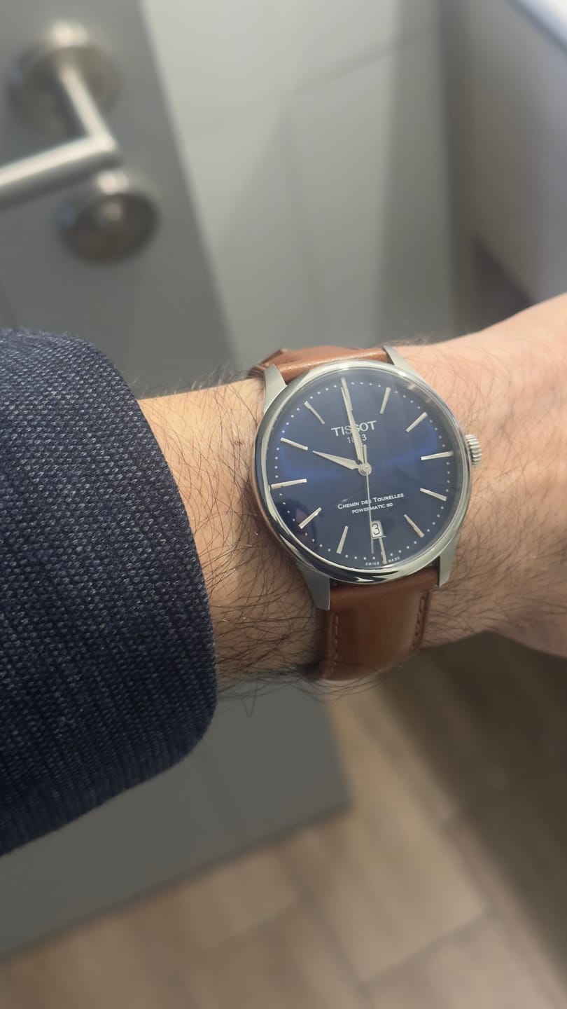 Customer photo review of Reloj Tissot Chemin Des Tourelles T139.807.16.041.00 Powermatic 80 39 mm