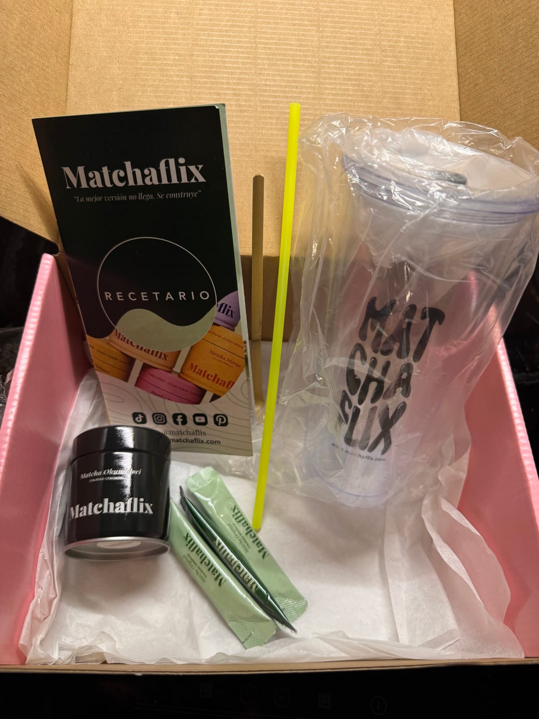 Customer photo review of Vaso Oficial de Matchaflix