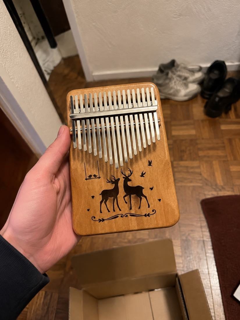 Customer photo review of Kalimba 17 Tasten - Mahagoni, in 4 Farben