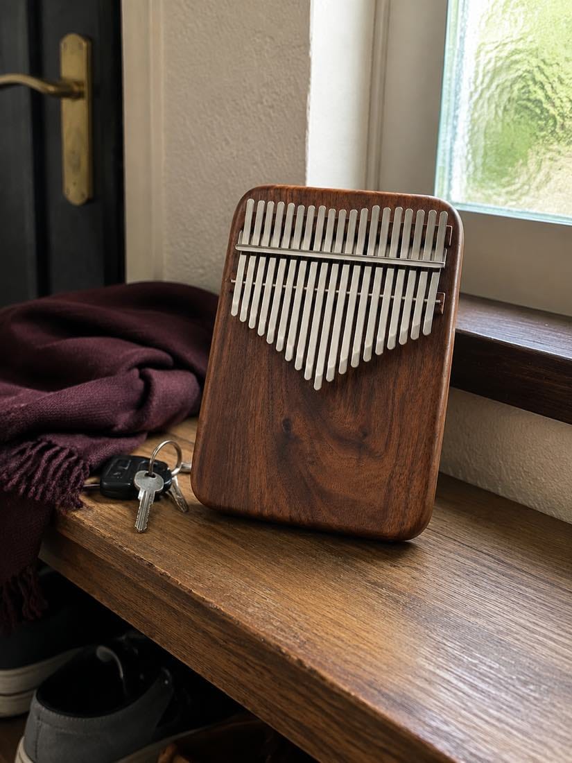Customer photo review of Kalimba 21 Tasten - Walnussholz, Profi-Klasse