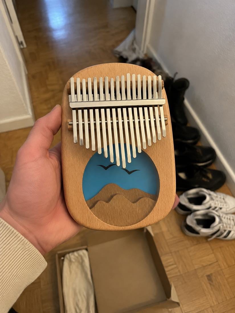 Customer photo review of Kalimba 17 Tasten - Buchenholz & Epoxidharz