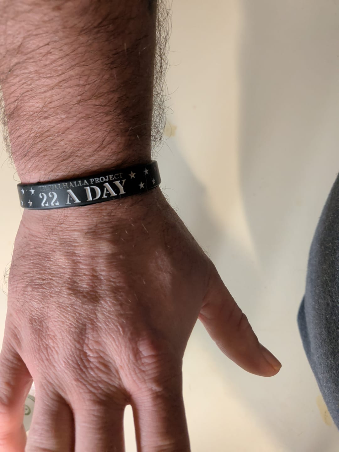 Customer photo review of 22 A Day - Silicone Bracelet
