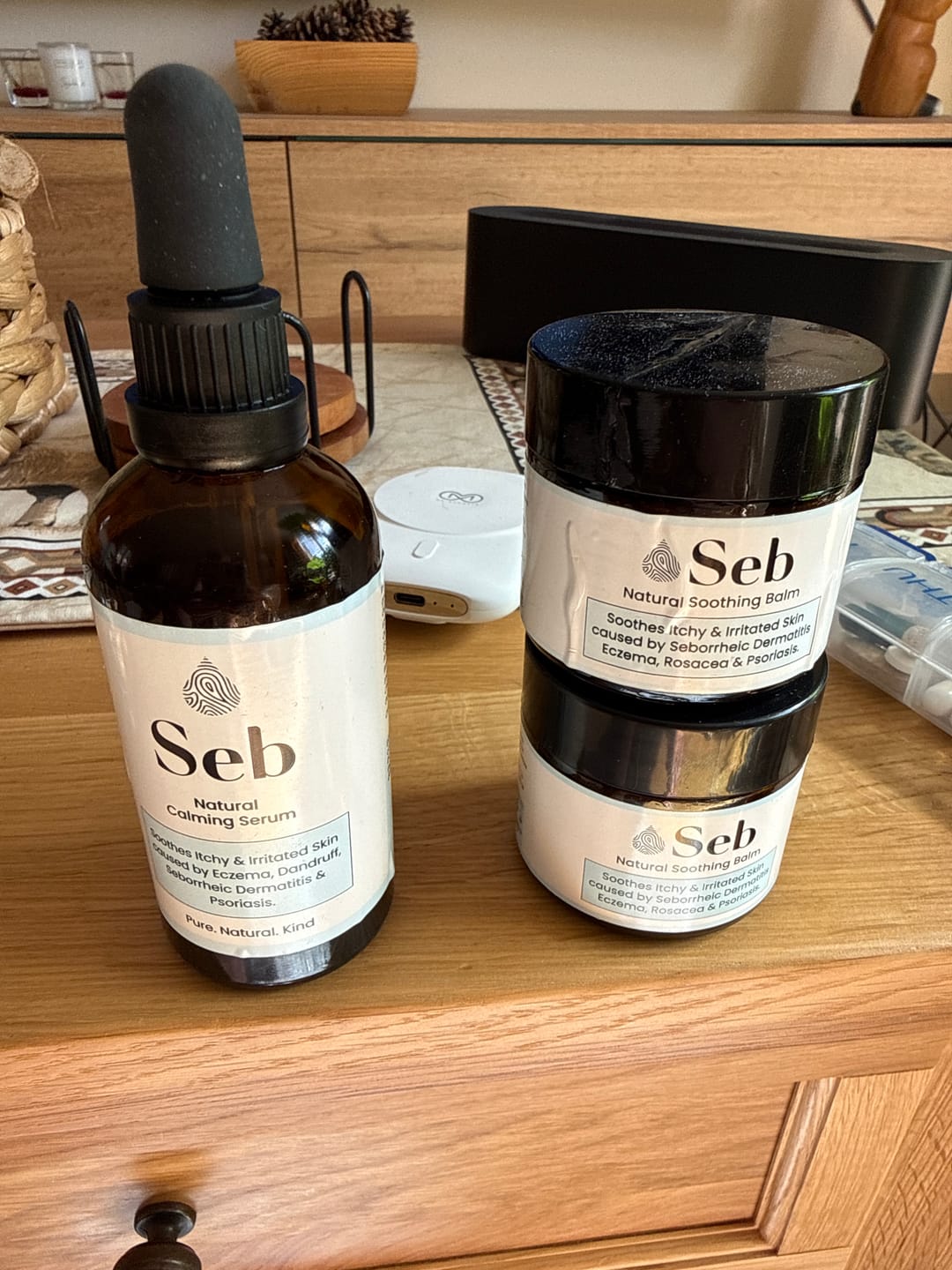 Customer photo review of Seb Natural Soothing Balm