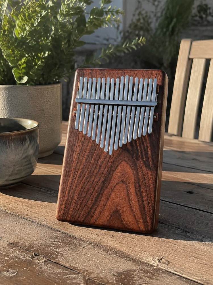 Customer photo review of Kalimba 17 Tasten - Walnussholz, Handgefertigt