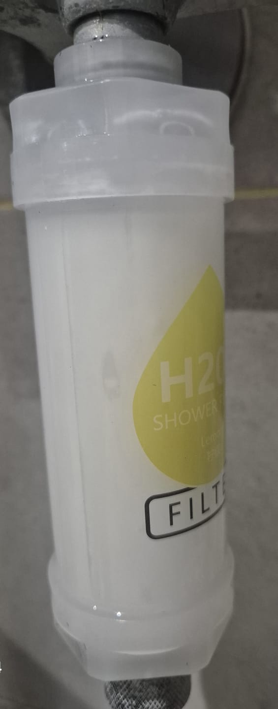 Customer photo review of Filtre de Douche Aromathérapie Flore-Via — Vitamine C