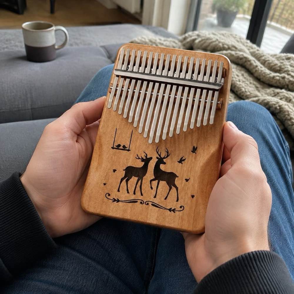 Customer photo review of Kalimba 17 Tasten - Mahagoni, in 4 Farben