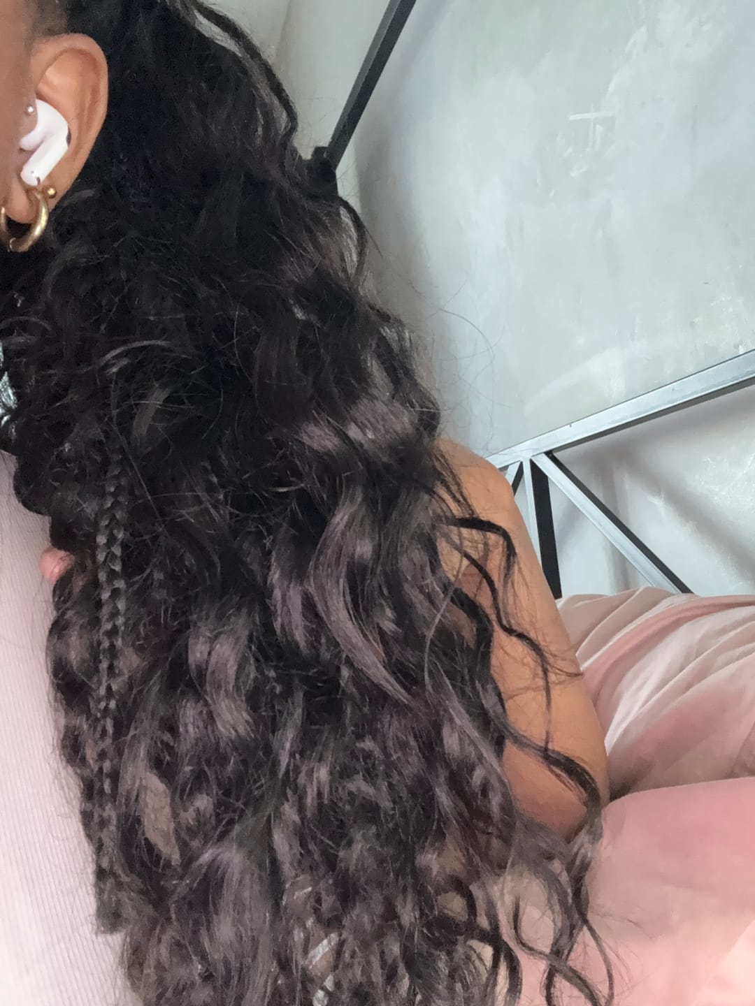 Customer photo review of Ywigs Loose Deep Wave Human Crochet Hair for Miracle Knots