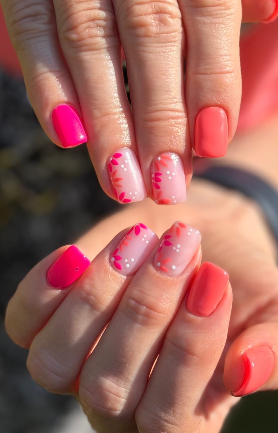 Customer photo review of Semilac 934 Bittersweet Orange UV Gel Polish