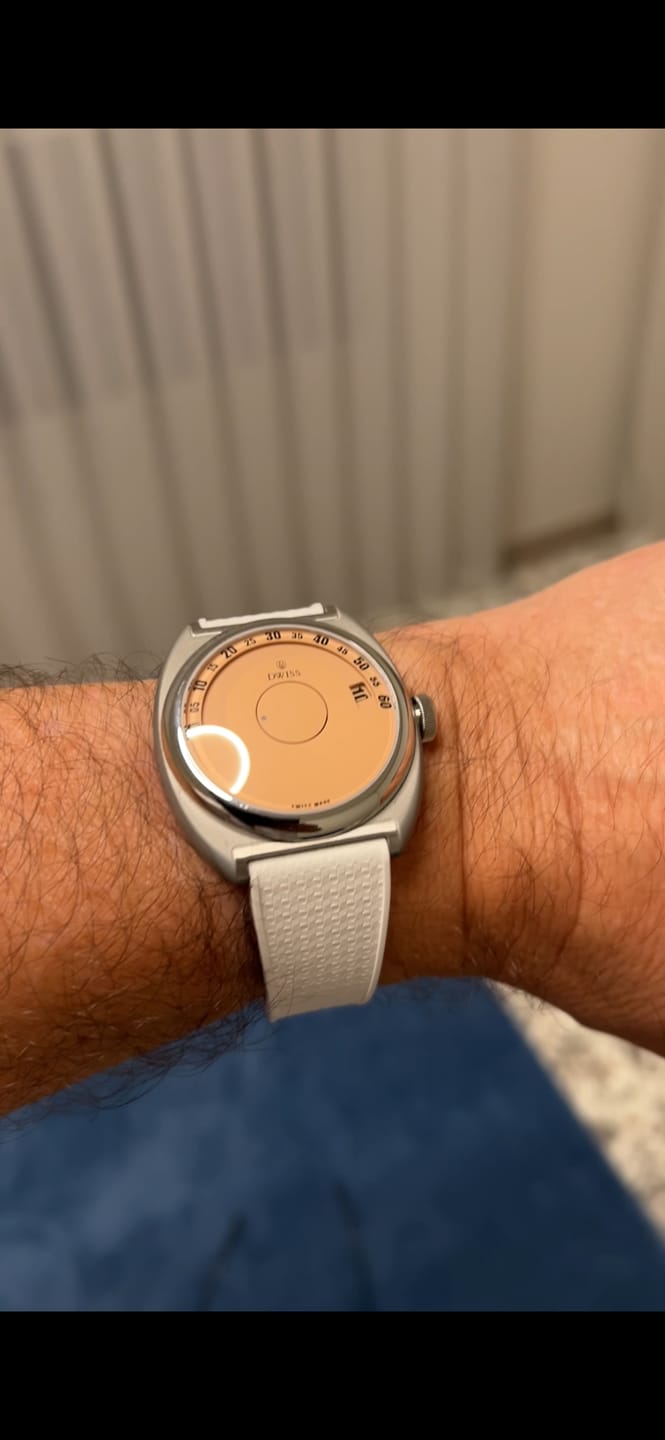 Customer photo review of CTS (Cut To Size) FKM rubber straps for model S1 (lug 20mm)