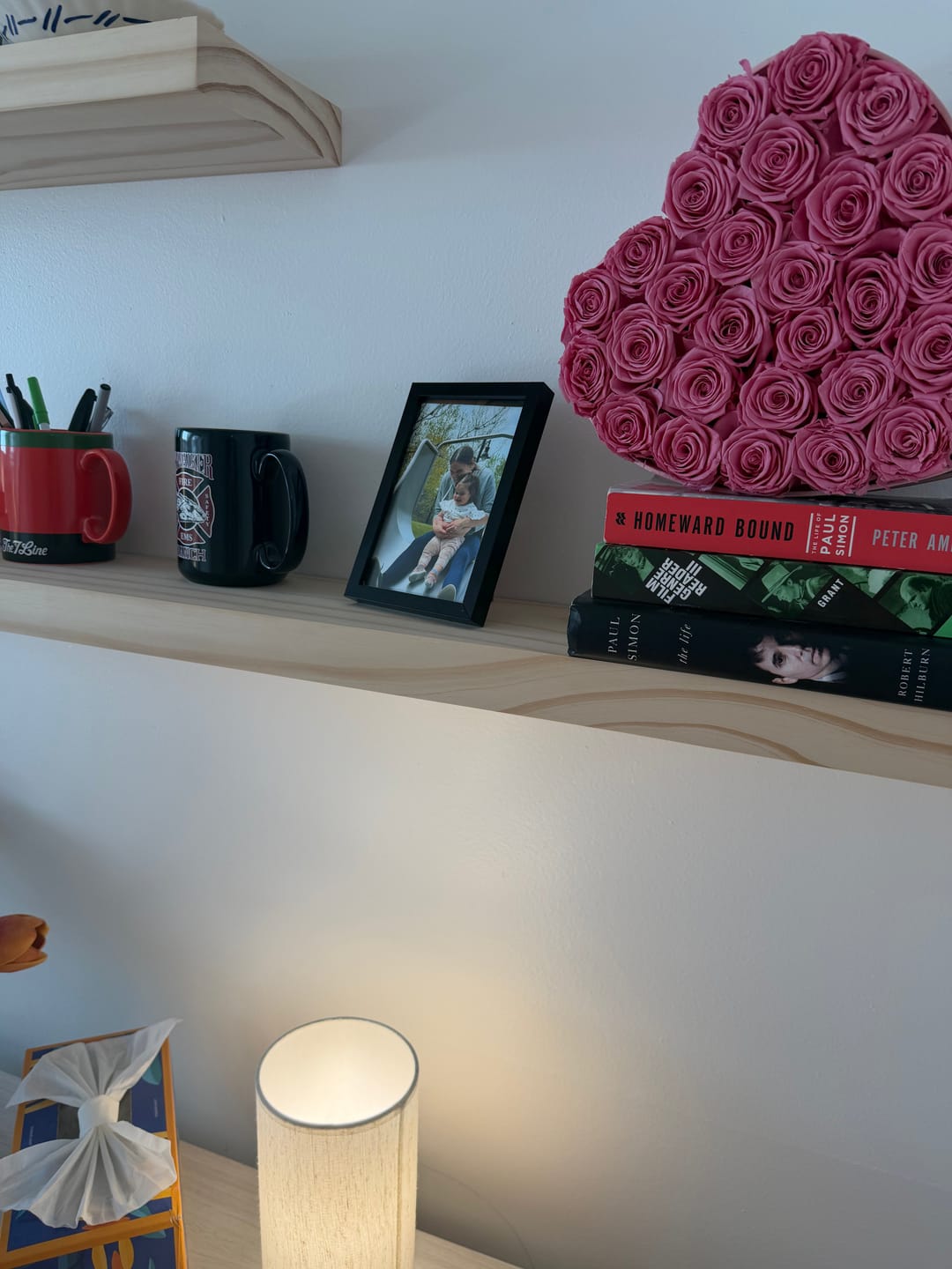 Customer photo review of Blush Affection 2-Dozen Roses In Pink Heart Box