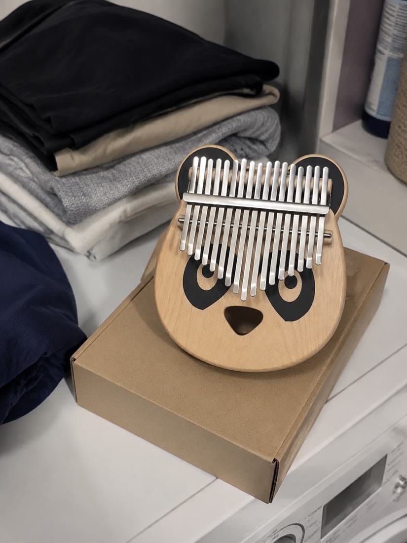 Customer photo review of Kalimba 17 Tasten - Ahornholz, Panda-Design
