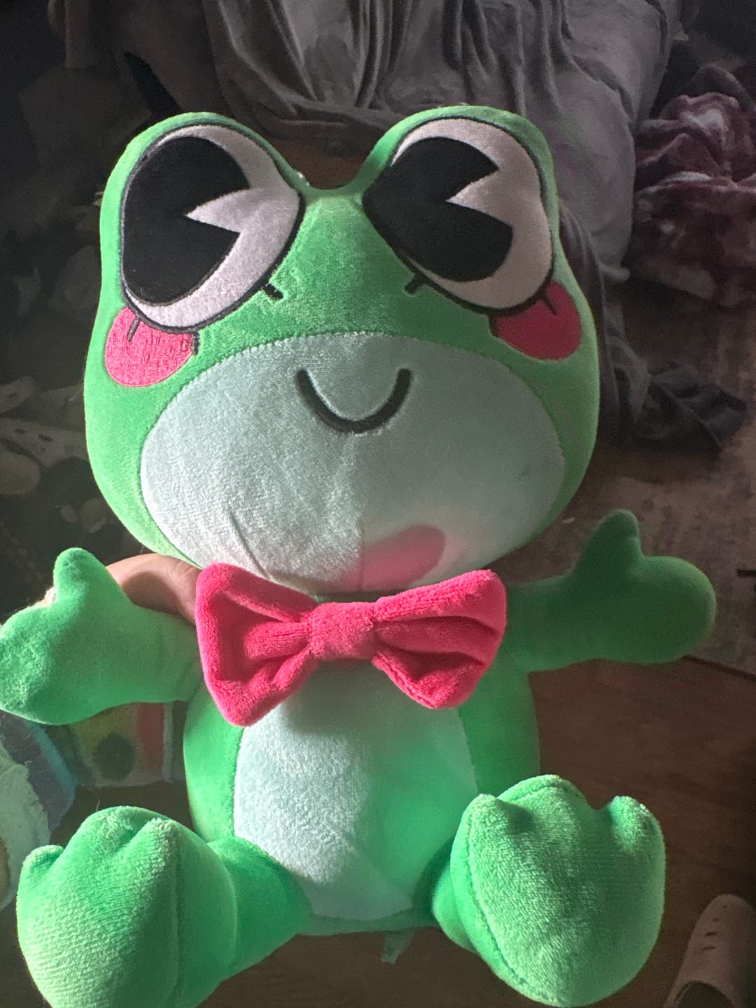 Customer photo review of Ribbit Plush
