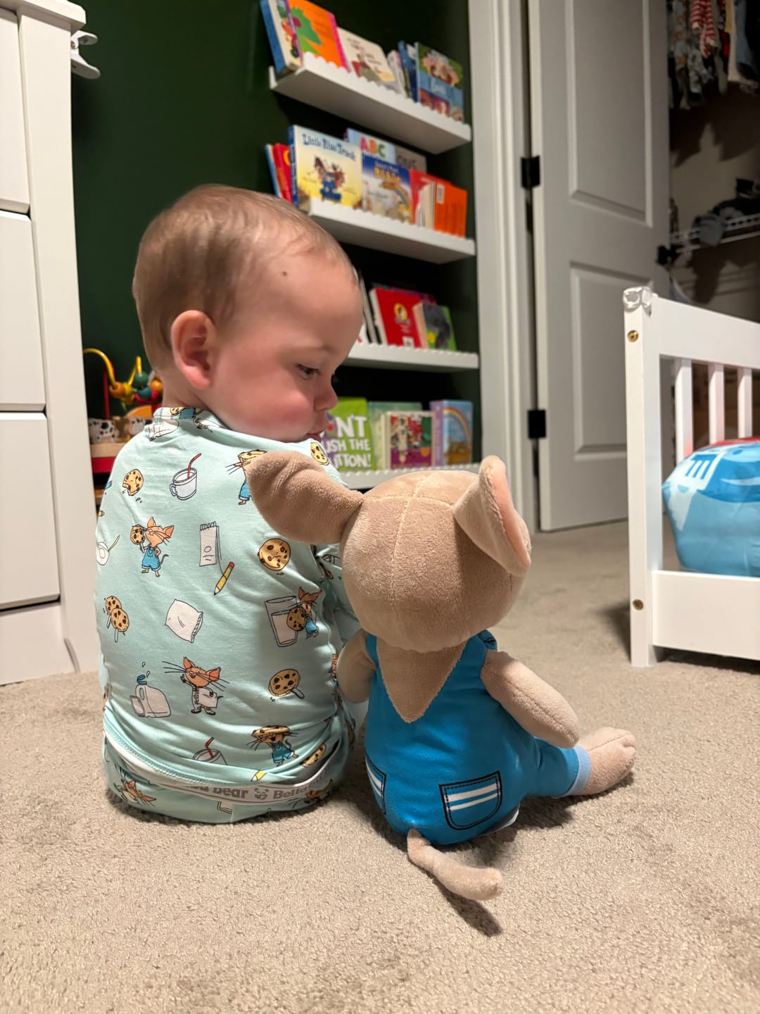 Customer photo review of If You Give a Mouse a Cookie Bamboo Kids Pajamas