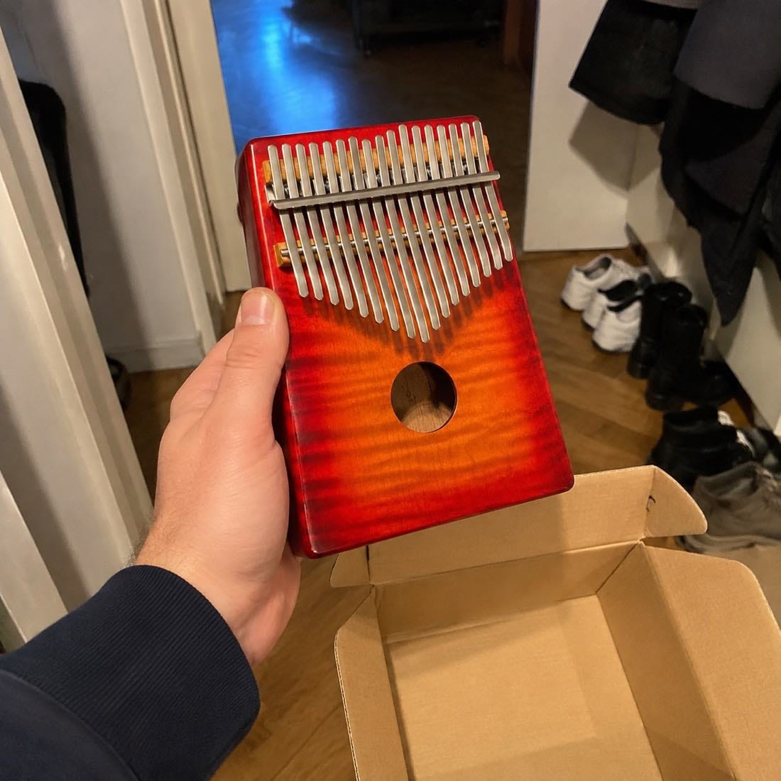 Customer photo review of Kalimba 17 Tasten - Ahornholz, C-Dur