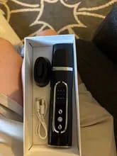Customer photo review of Ultrasonic Skin Scrubber Facial Pore Cleanser