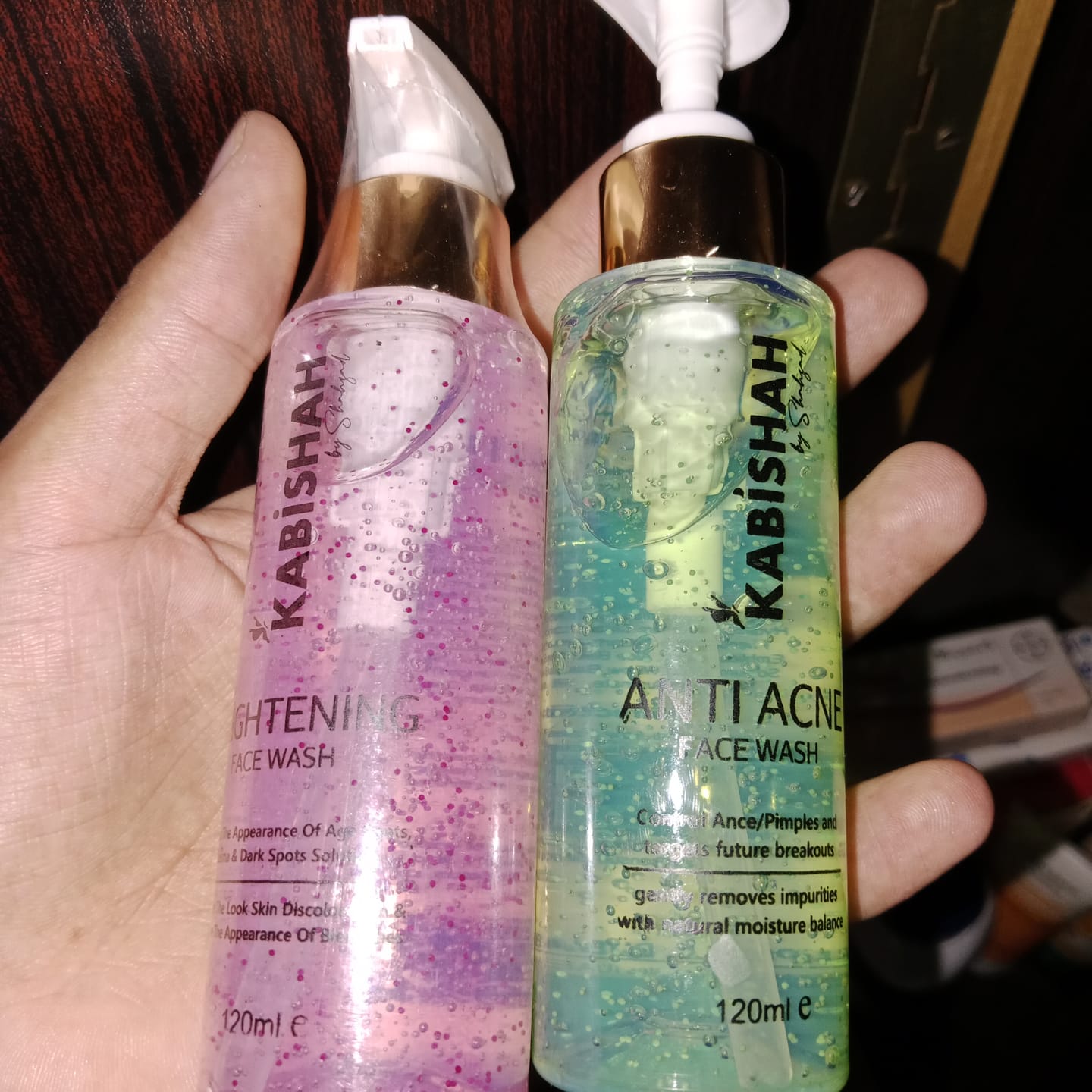 Customer photo review of Face Wash Bundle: Clear & Bright Face Fusion