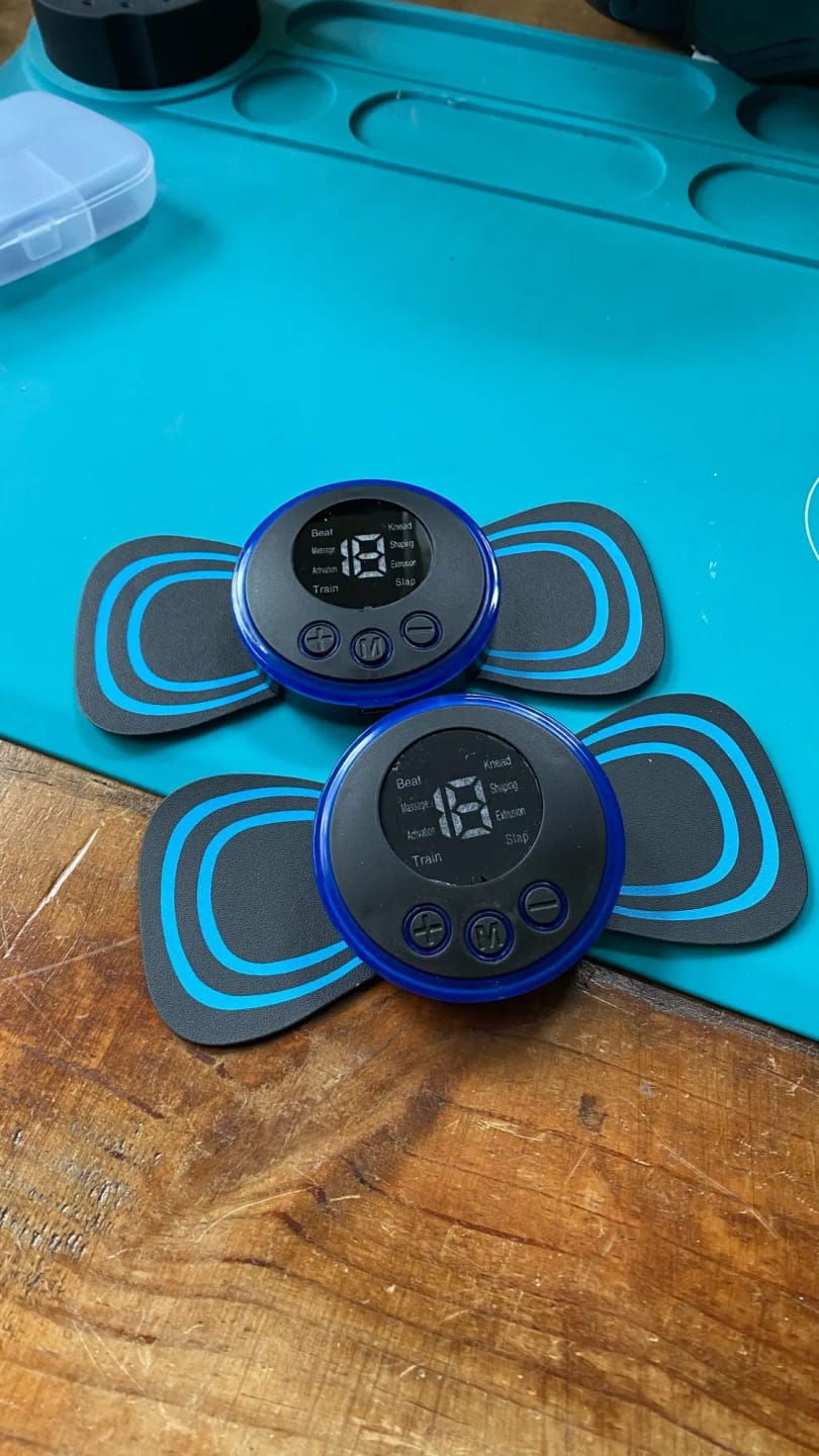Customer photo review of RelaxWave EMS Neck & Back Massager