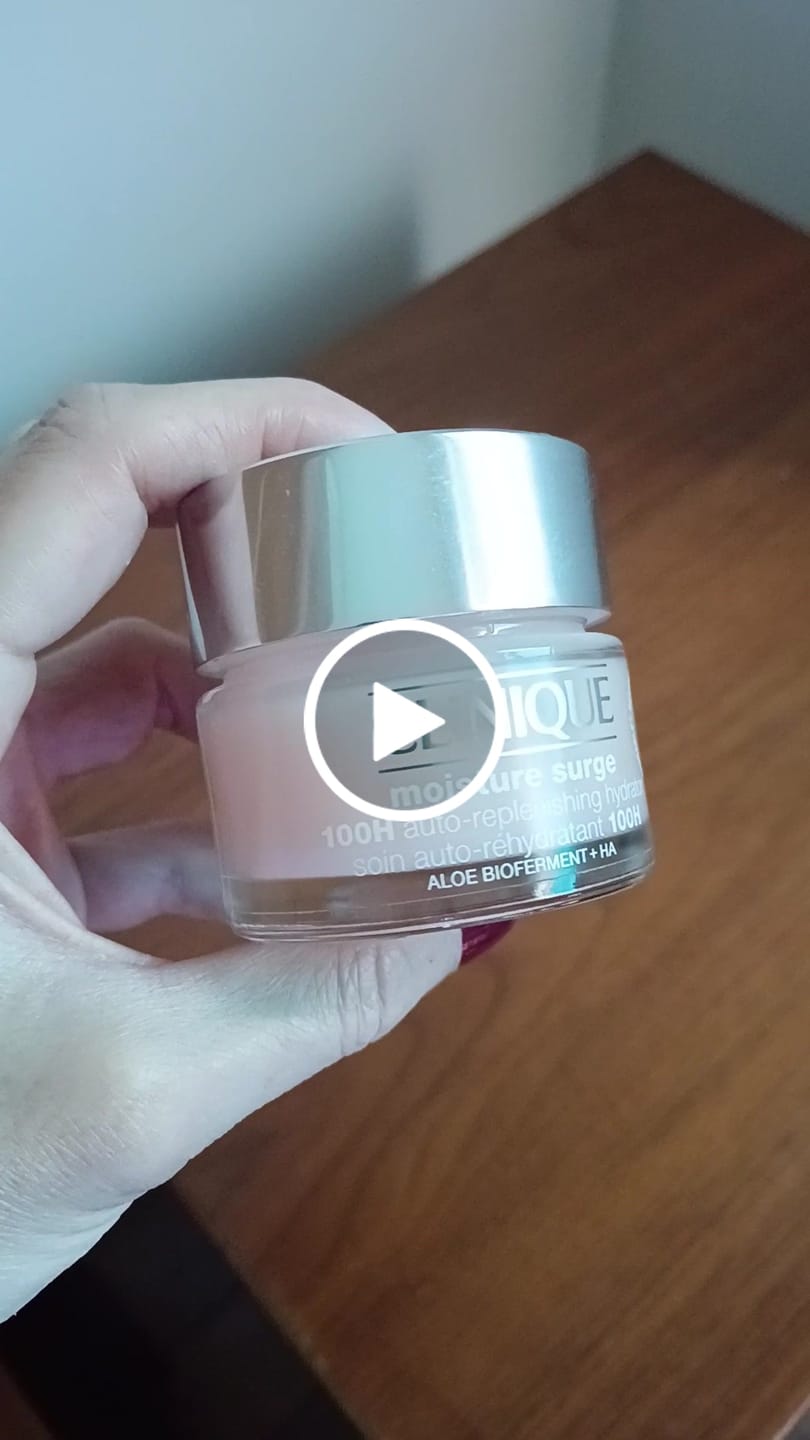 Customer video review of Clinique Moisture Surge 100H