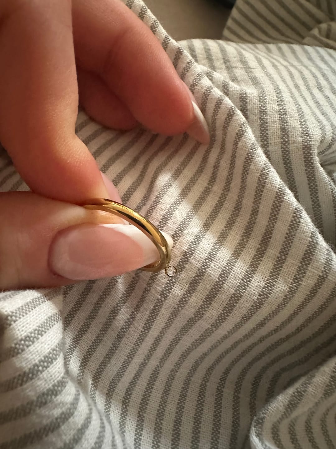 Customer photo review of Iselin - Heart Ring Stainless Steel