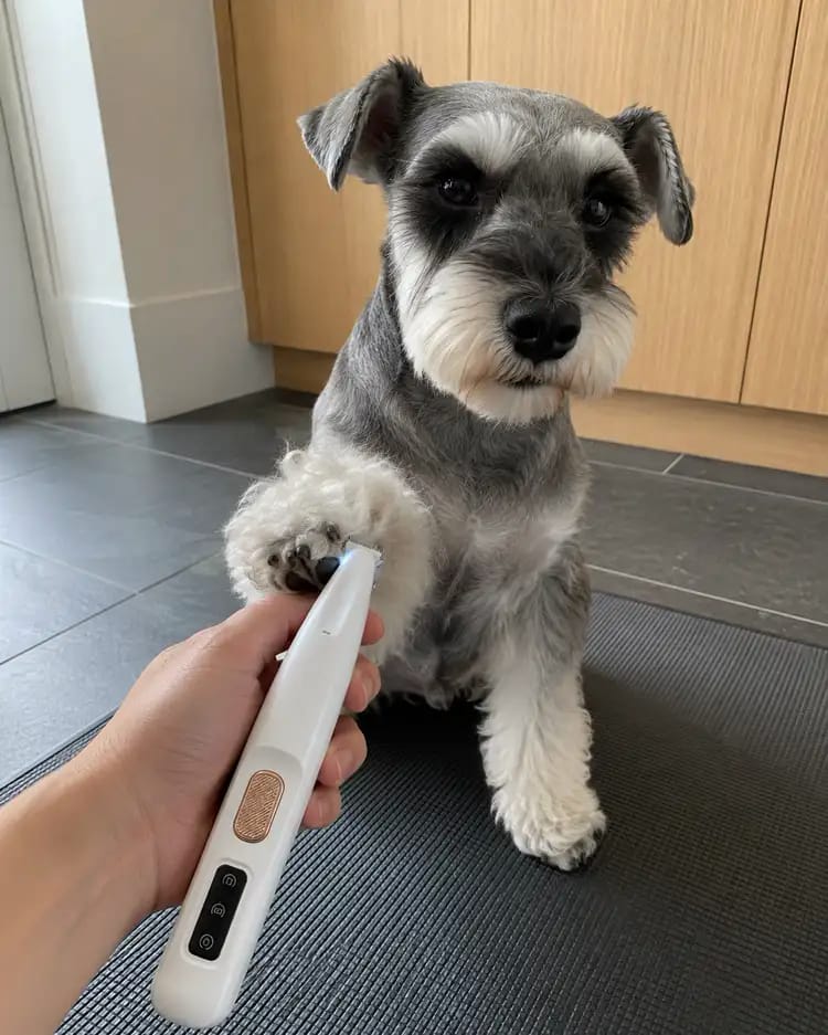 Customer photo review of HydroGuard LED Waterproof Paw Groomer