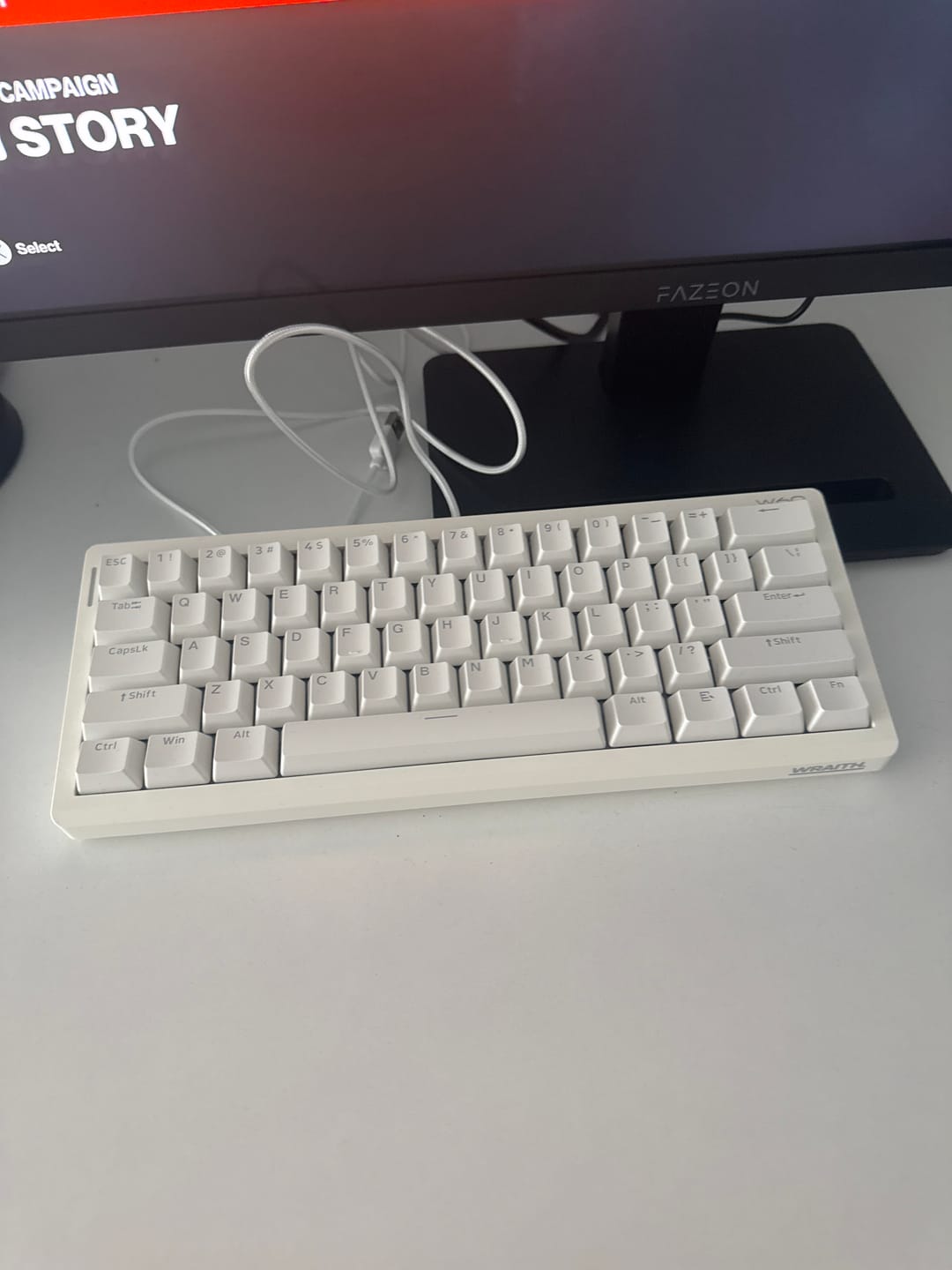 Customer photo review of Wraith W60 Klavye (Manyetik Switch / HE)