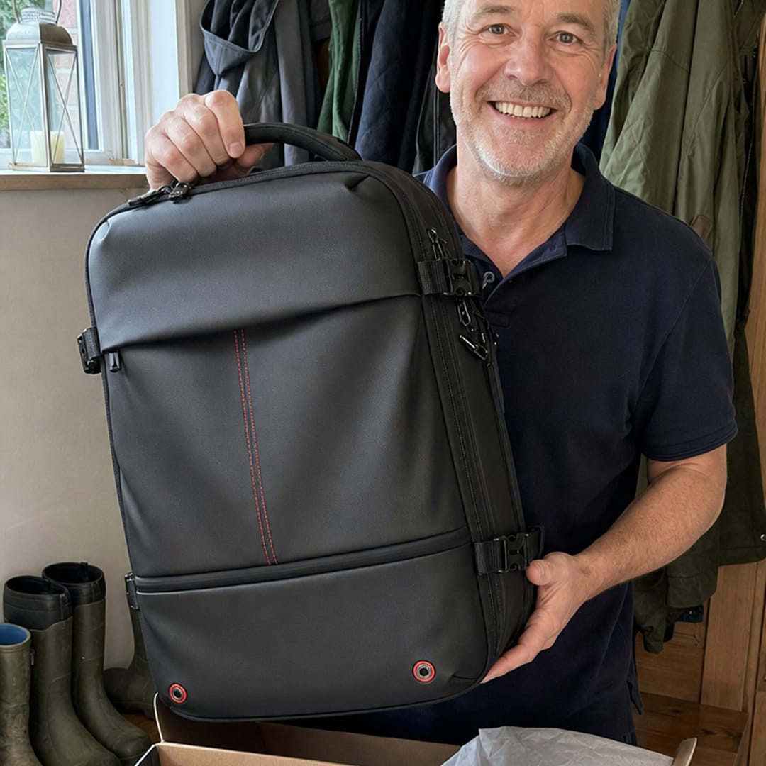 Customer photo review of VAULTBAG® Original Under Seat 40L (Ryanair/easyJet)