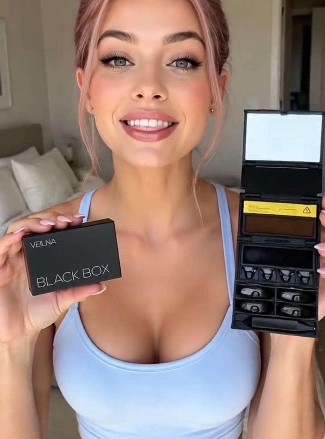 Customer photo review of Tampon Eyeliner 3-en-1 Cils Inférieurs Et Grain De Beauté