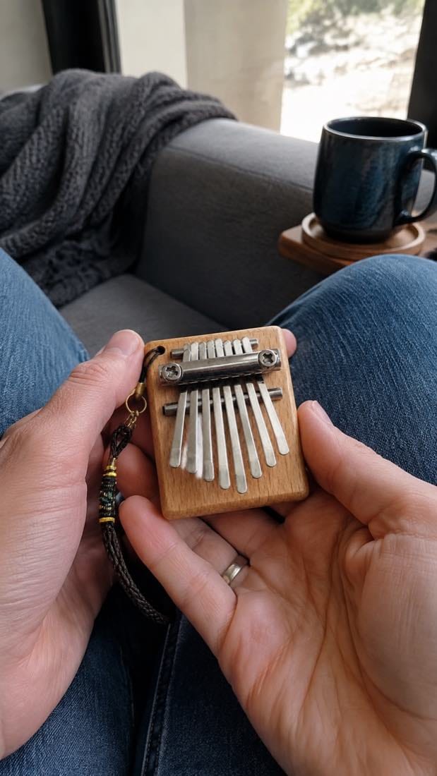 Customer photo review of Kalimba 8 Tasten - Walnussholz, Mini