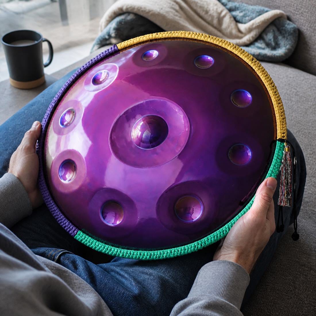 Customer photo review of Handpan Kurd D-Moll 10 Noten - Violett