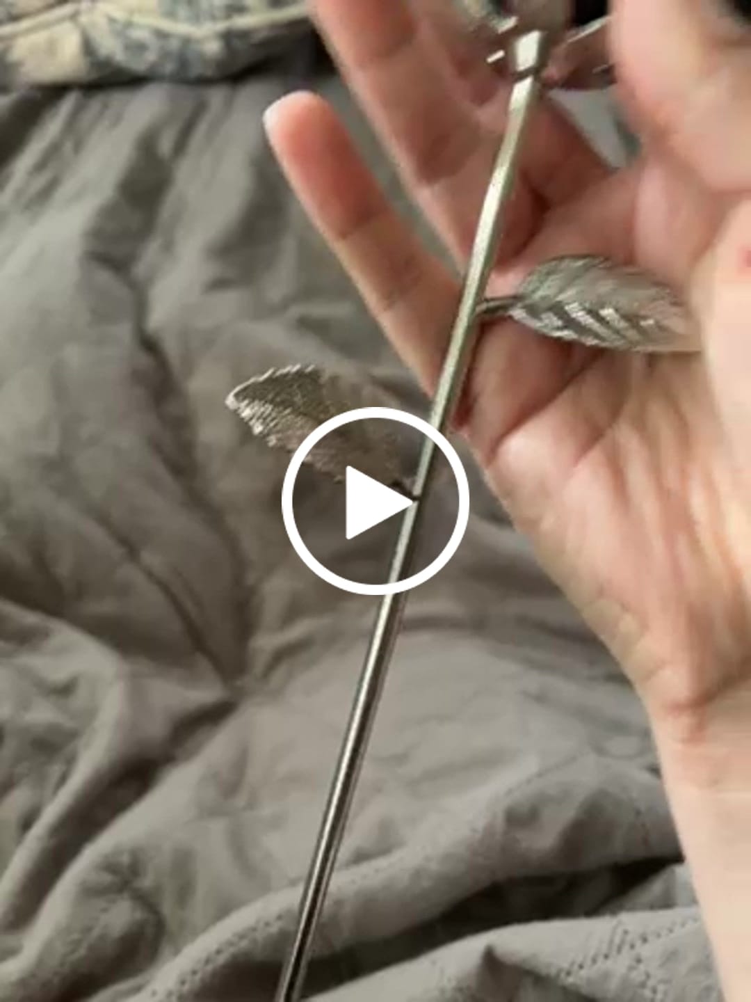 Customer video review of Natural Crystal Exquisite Handheld Rose Flower