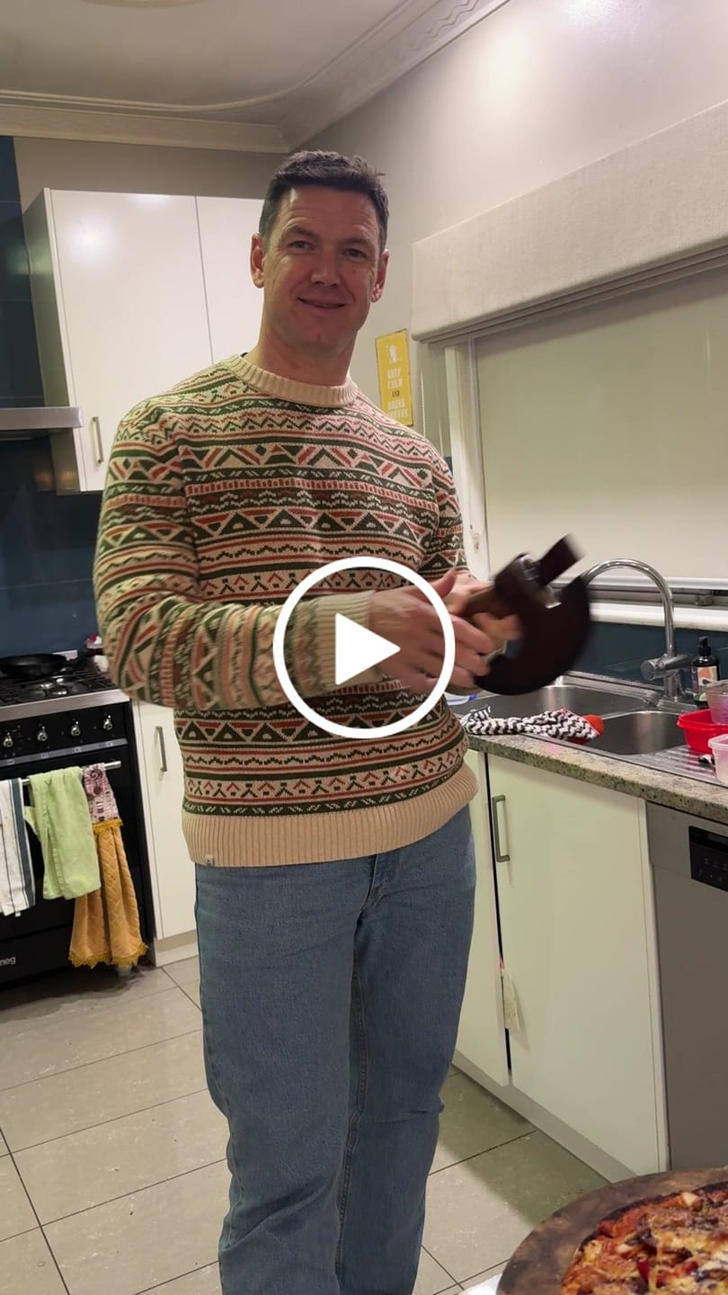 Customer video review of The Viking Pizza Cutter