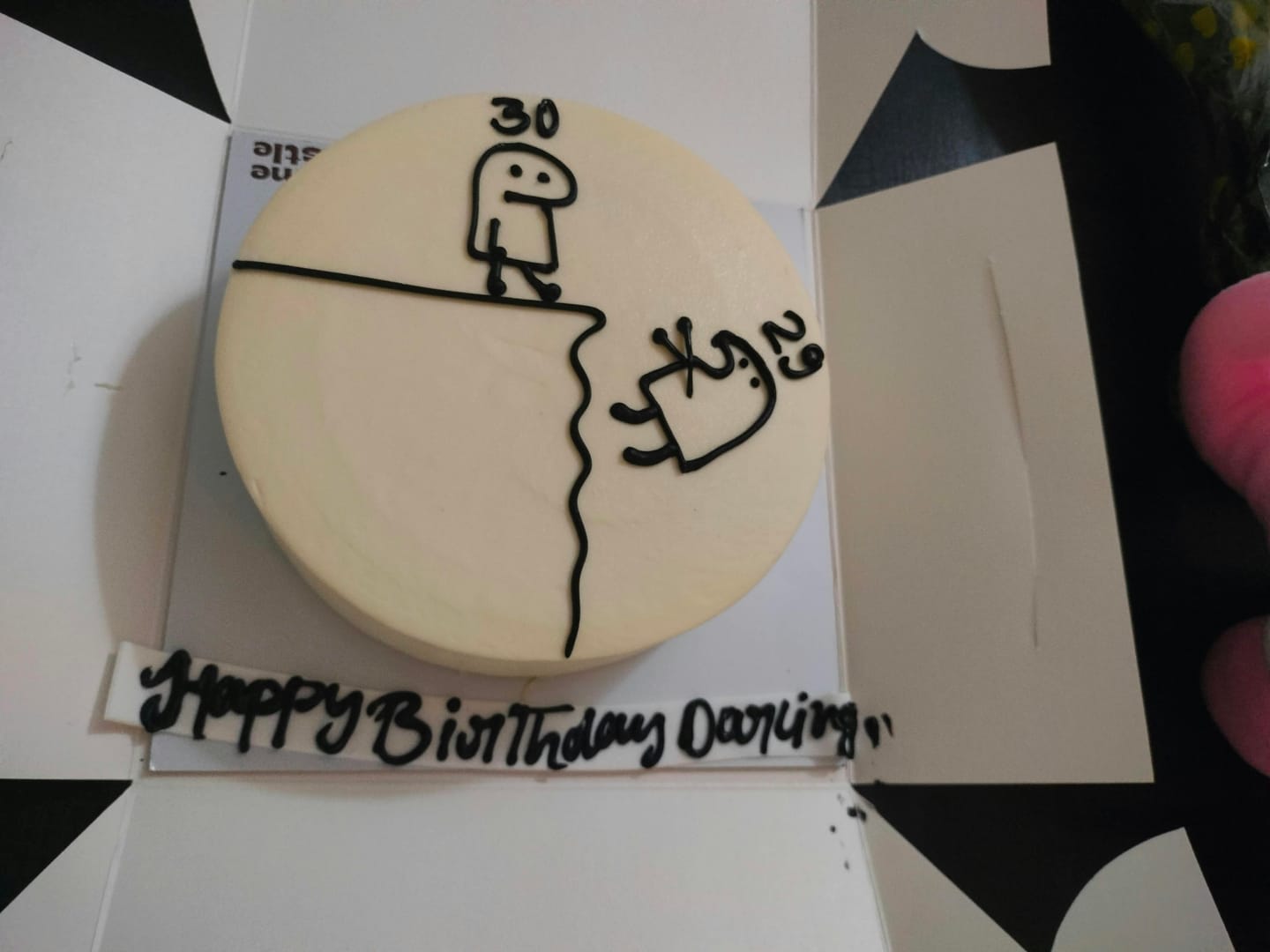 Customer photo review of Meme Funny Cake