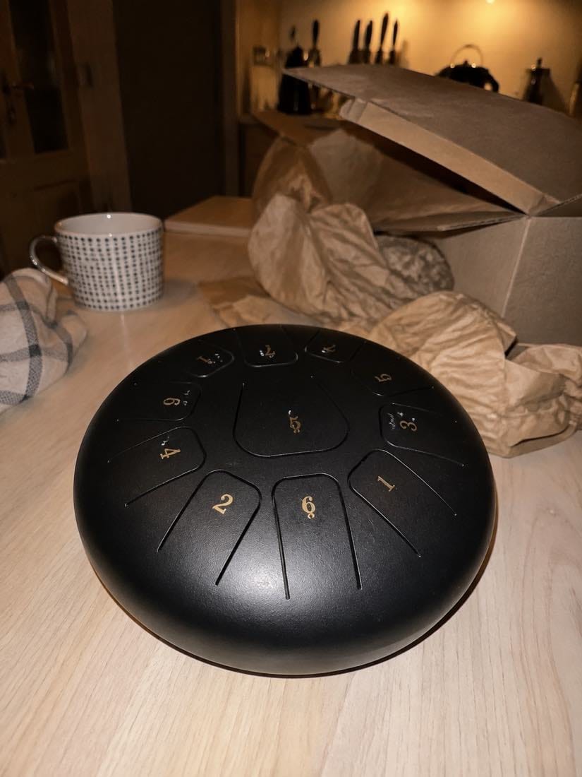 Customer photo review of Zungentrommel Lumina 11 Noten – mattschwarz