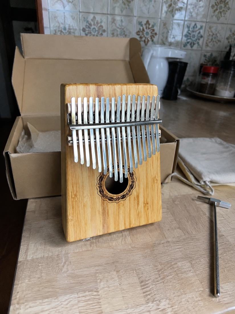 Customer photo review of Kalimba 17 Tasten - Bambus, Massivholz