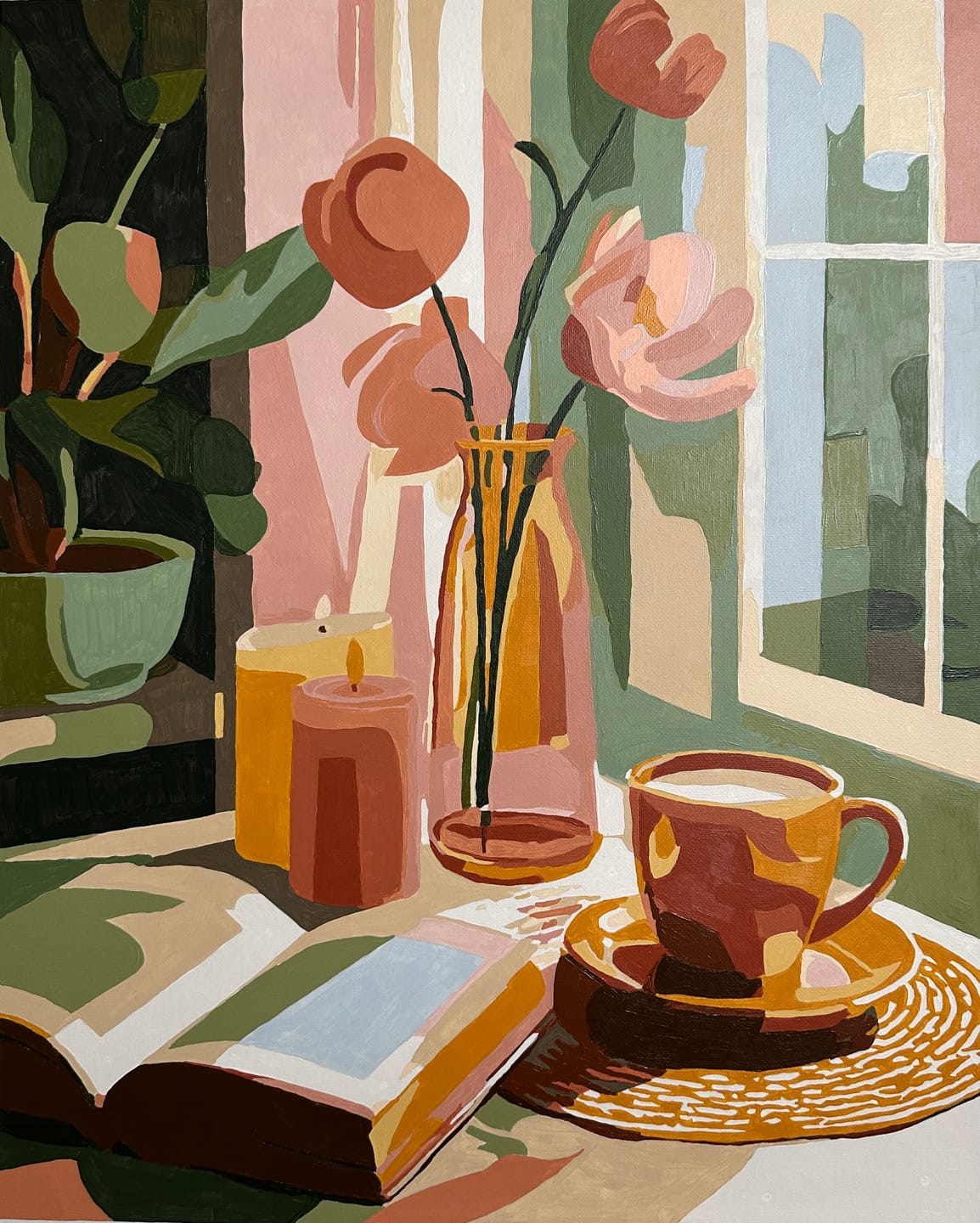 Customer photo review of Window light | Paint by Number