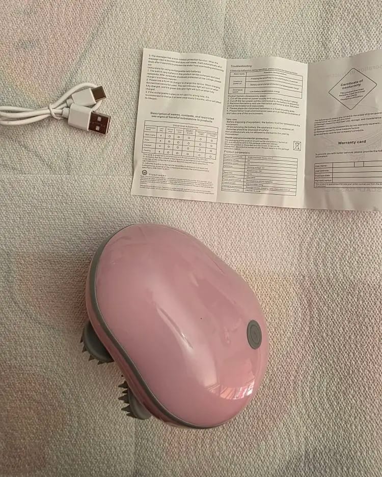 Customer photo review of Electric Hair & Scalp Massager