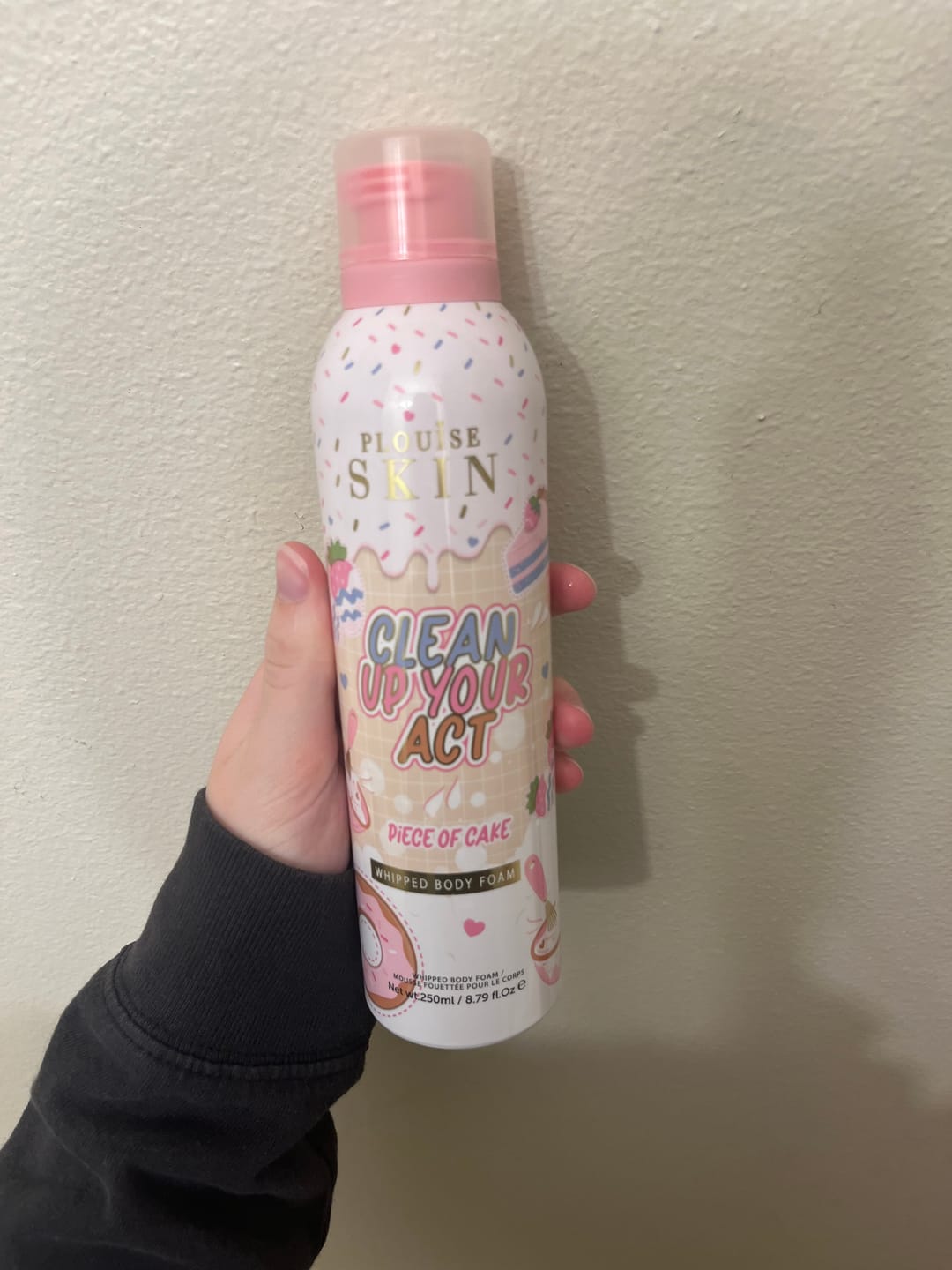 Customer photo review of Clean Up Your Act Whipped Body Foam