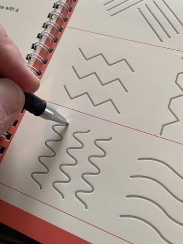 Customer photo review of LumoTrace™ Workbook: Give your child a head start