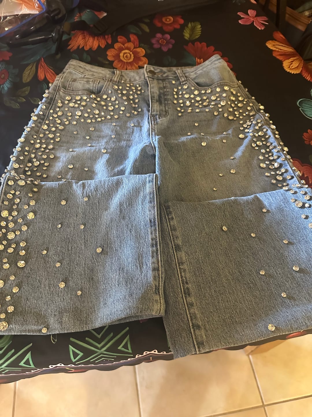 Customer photo review of Cello Denim and Diamonds Jeans