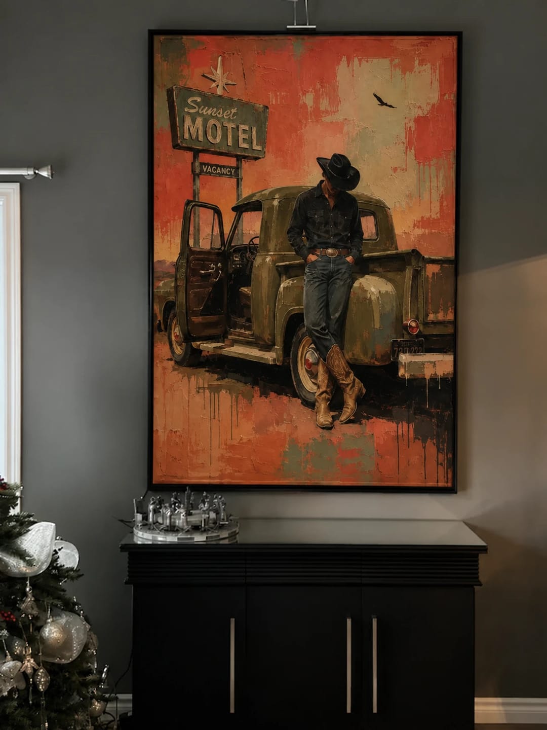 Customer photo review of Western Pop Art｜Sunset Motel Drifter