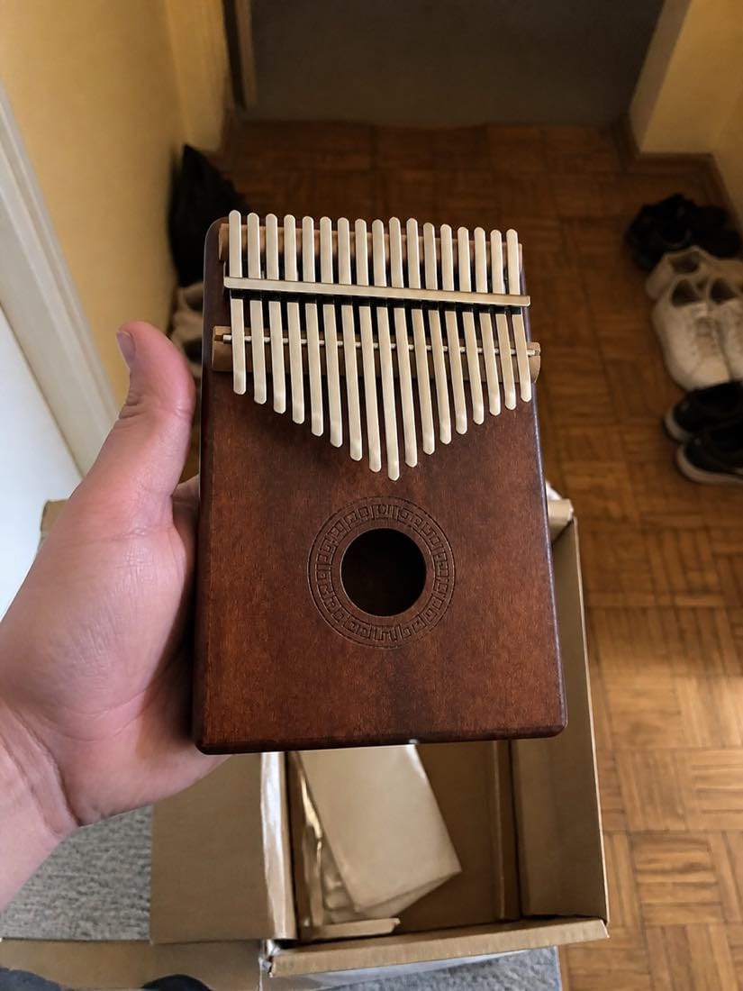 Customer photo review of Kalimba 17 Tasten - Handgefertigt