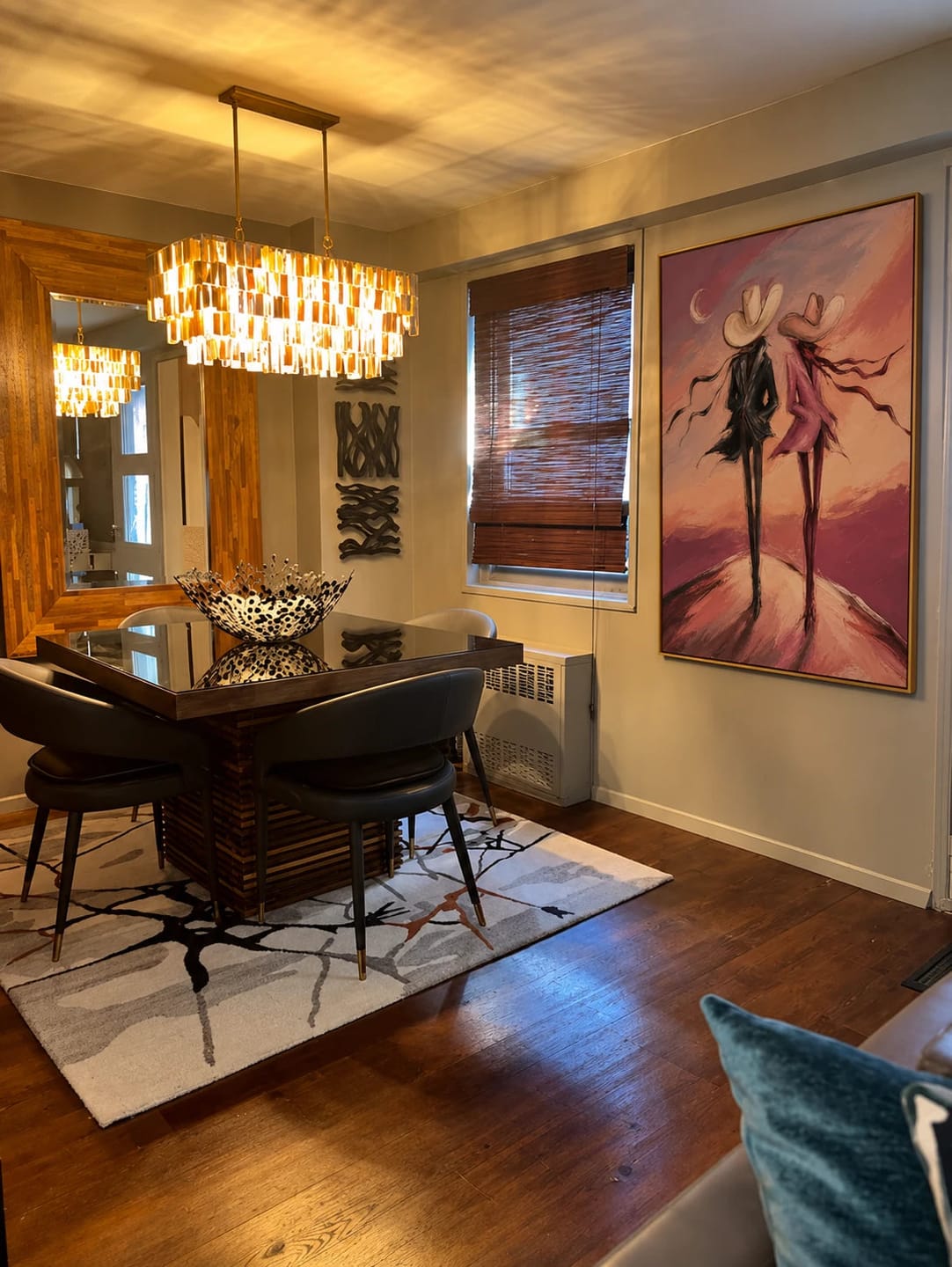 Customer photo review of Western Pop Art｜Twin Riders at Dusk