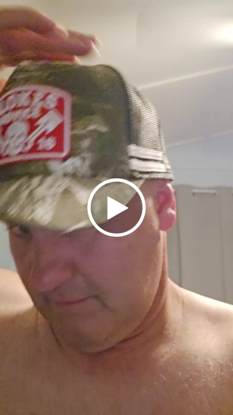 Customer video review of Overworked Trucker Cap