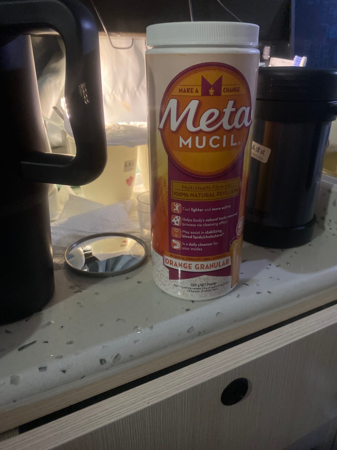 Customer photo review of Metamucil 美達施天然纖維素 (粗顆粒橙味) 528g 48次劑量