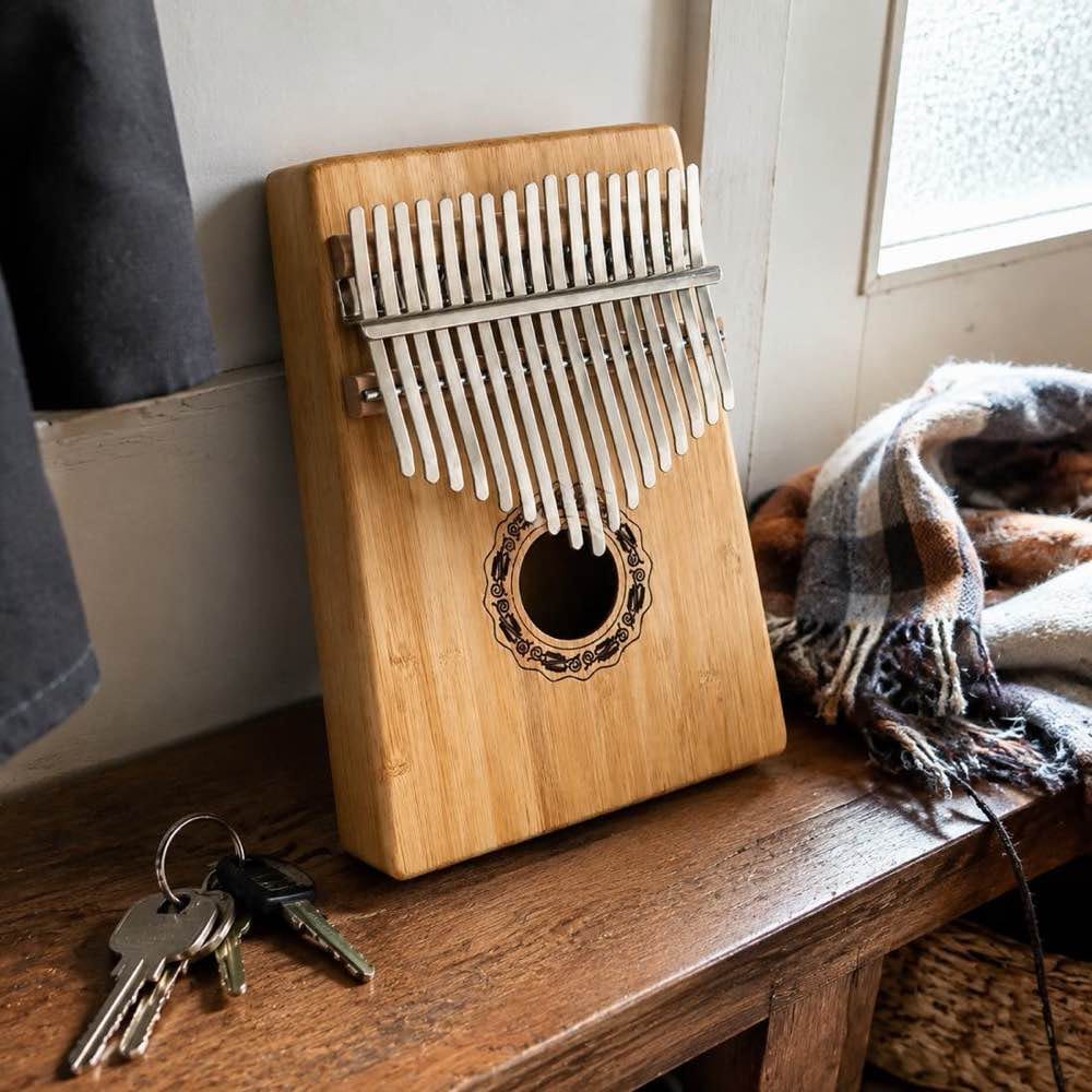 Customer photo review of Kalimba 17 Tasten - Bambus, Massivholz