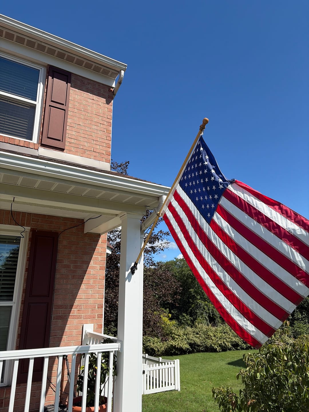 Customer photo review of 3' x 5' American Flag Set