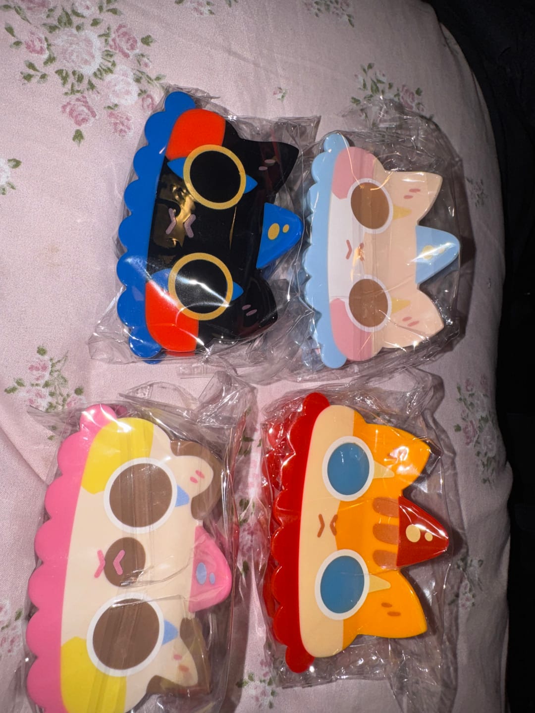 Customer photo review of Cat Clown Hair Clip!