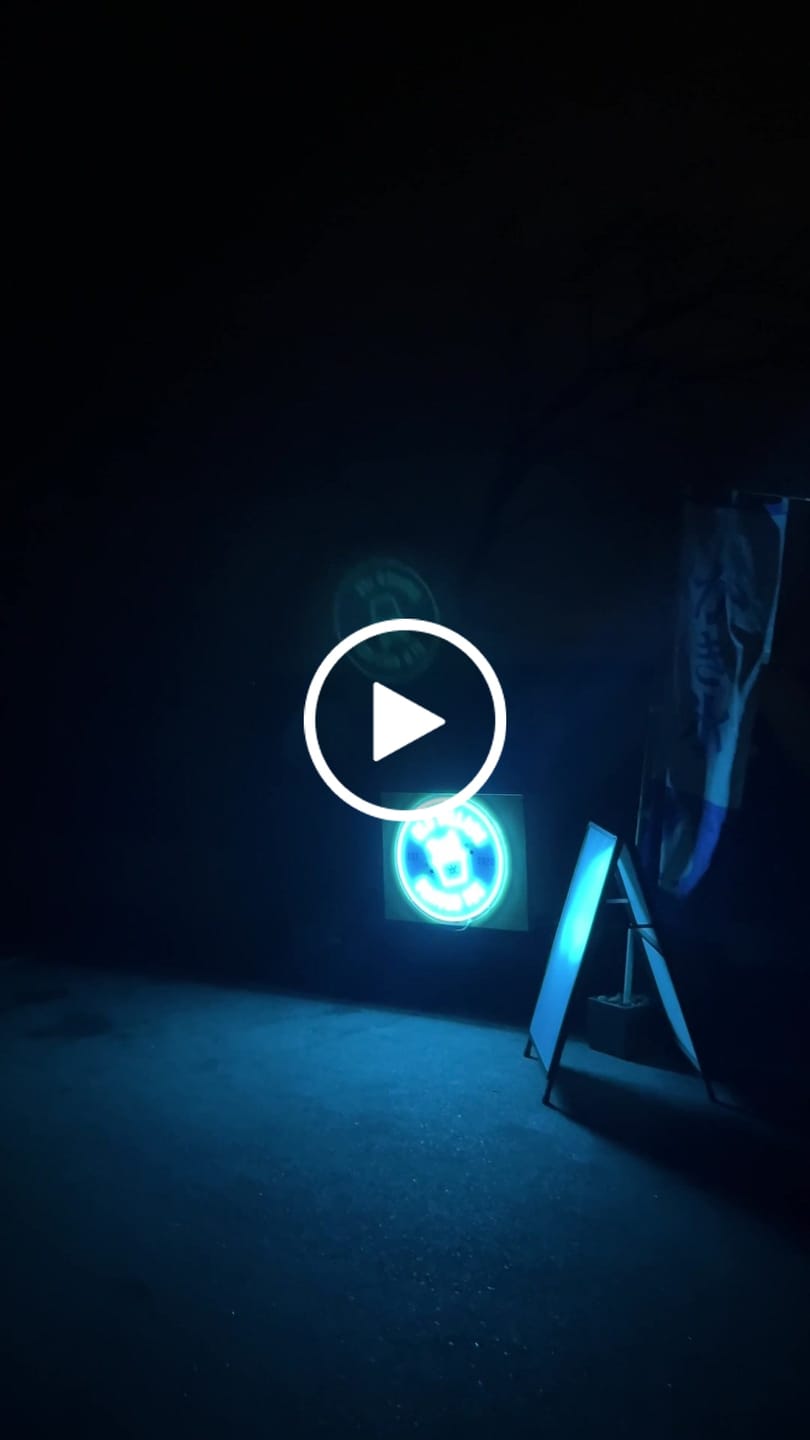 Customer video review of Old Village Shaved Ice - Premium Neon Artwork